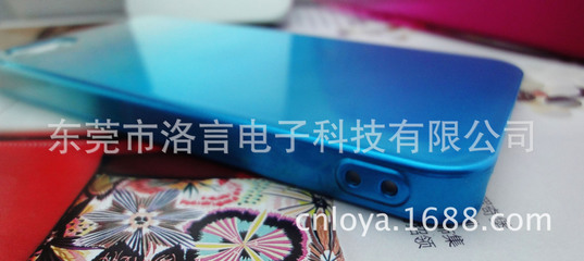 新款苹果渐变色闪粉手机壳 东莞市洛言电子科技引领时尚防护新潮流